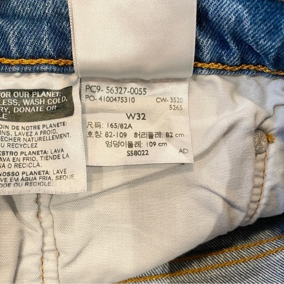 Levi’s 14/15 (32) 501s Shorts, High Rise Womens Denim Shorts Stretch Button Fly - Picture 9 of 14